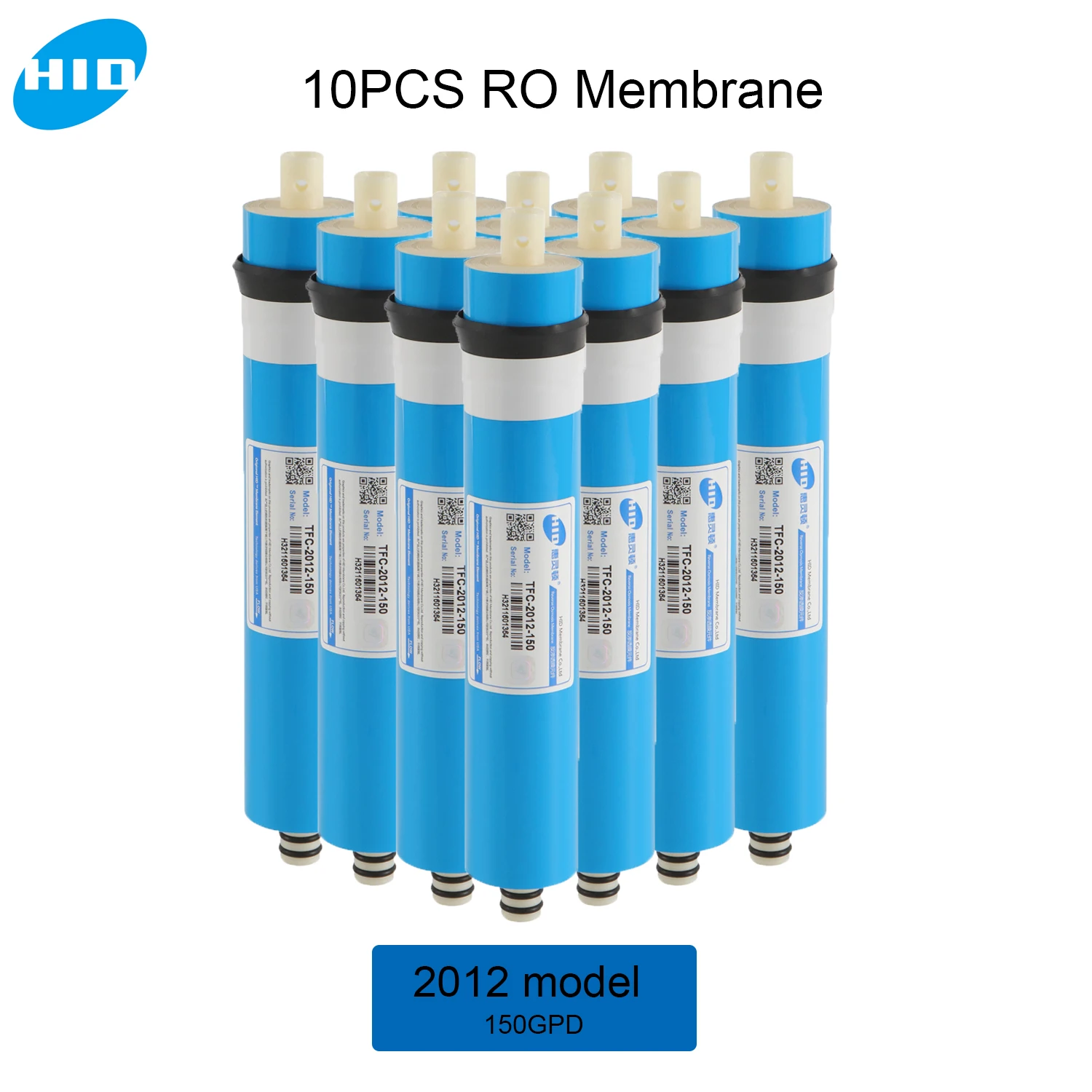 HID 10PCS 150gpd RO Membrane 2012 150 GPD Reverse Osmosis Universal Replacement Membrane