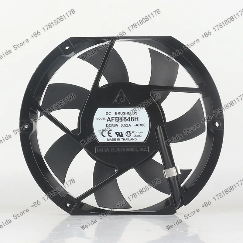 

Вентилятор охлаждения Delta AFB1548H-AR00 AC EC 17225 172X150X25MM 17CM с регулировкой температуры и скорости, тонкий, шариковый, 12В 24В DC48В 0.52А
