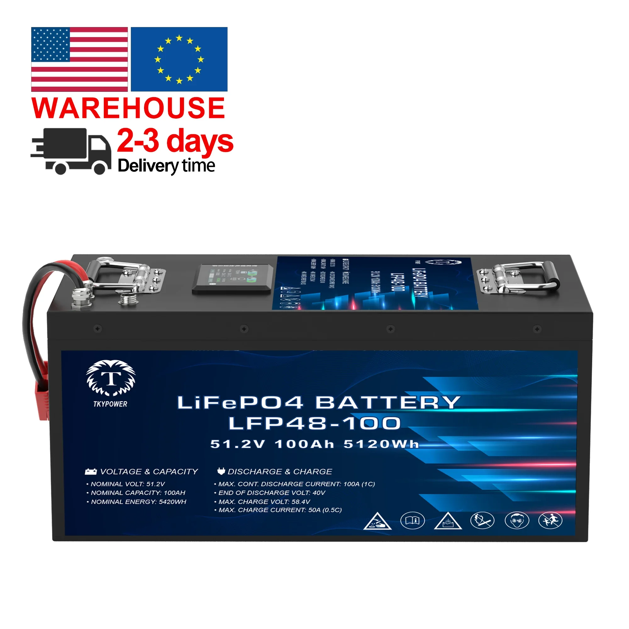 

TAICO Lithium ion Batteries Packs LiFePO4 Golf Cart Battery Drop in Replacement for Lead Acid Batteries