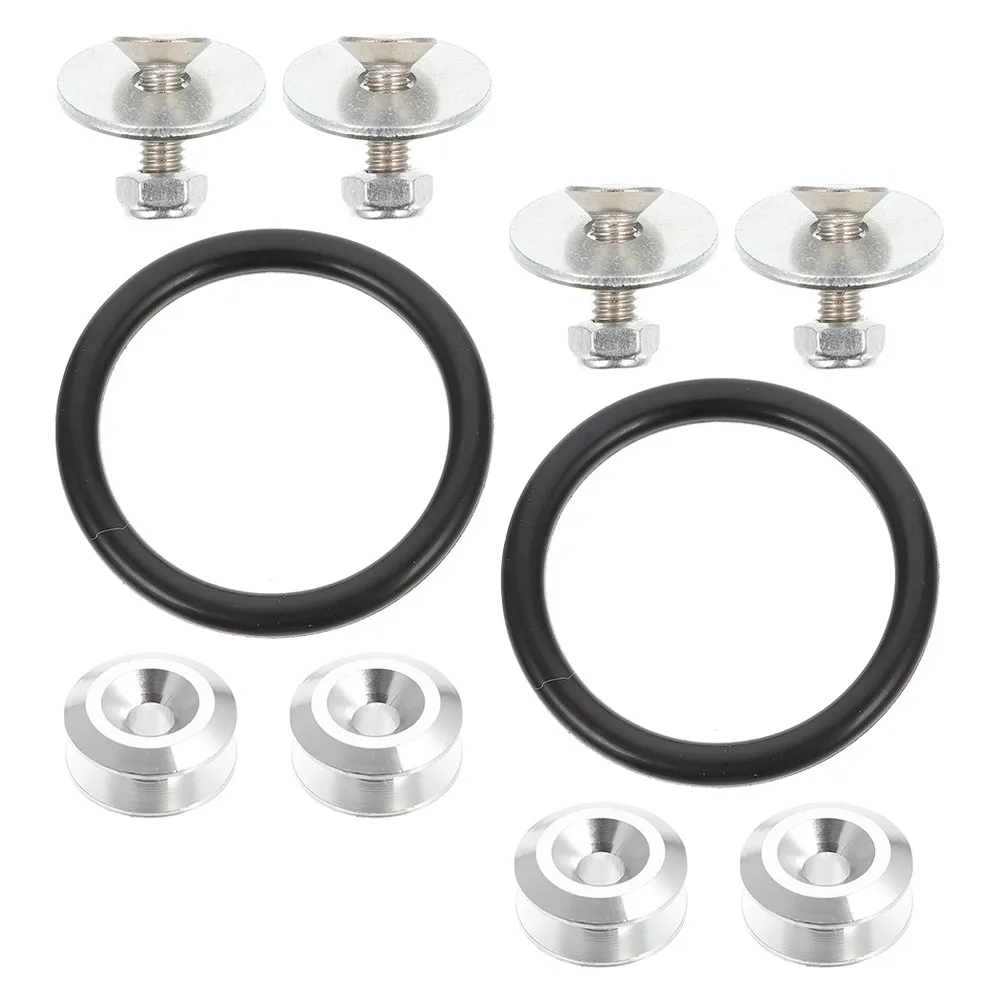

1Set Quick Release Fastener for Bumpers Aluminum Rubber Components Front Rear Trunk Hatch Lid Fastening System Easy to Install