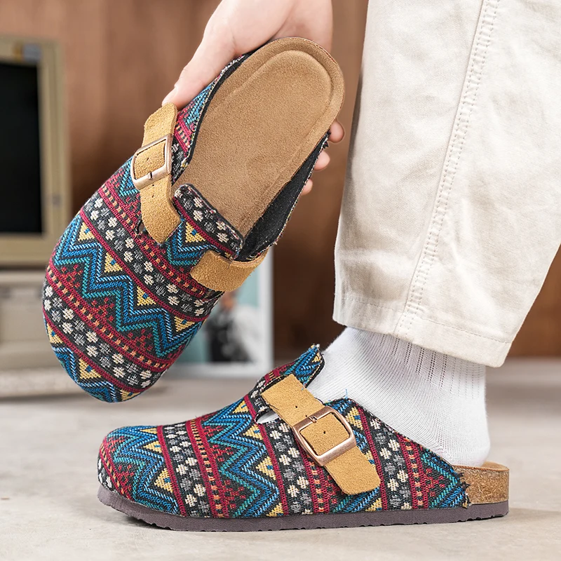 Zomersandalen voor heren Vrijetijdsschoenen Ademende wandelschoenen Antislip Lichtgewicht sneakers Heren Comfortabel rijden Luie schoenen