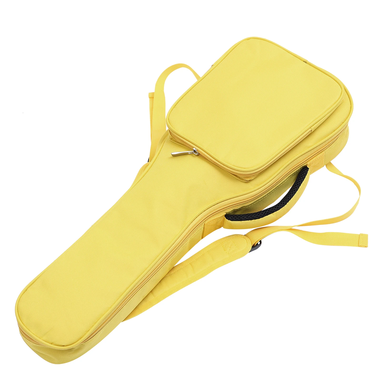 

1pc Ukulele Portable Carrying 4-String Bag Thickened Canvas Gig Bag Waterproof Fabric Adjustable Shoulder Strap Large Capacity