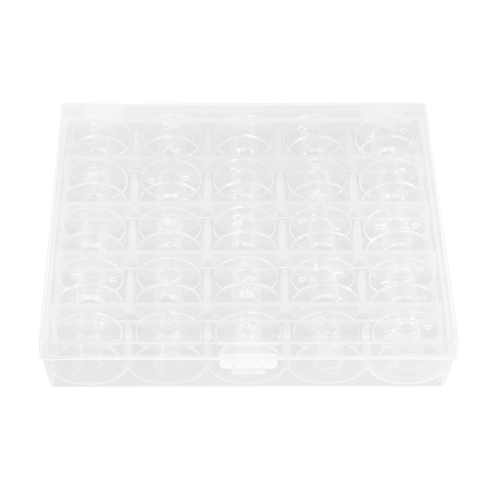 

1Set Clear Plastic Sewing Machine Bobbins Easy Observation Thread Usage Indispensable Accessory for Home Sewing Machines