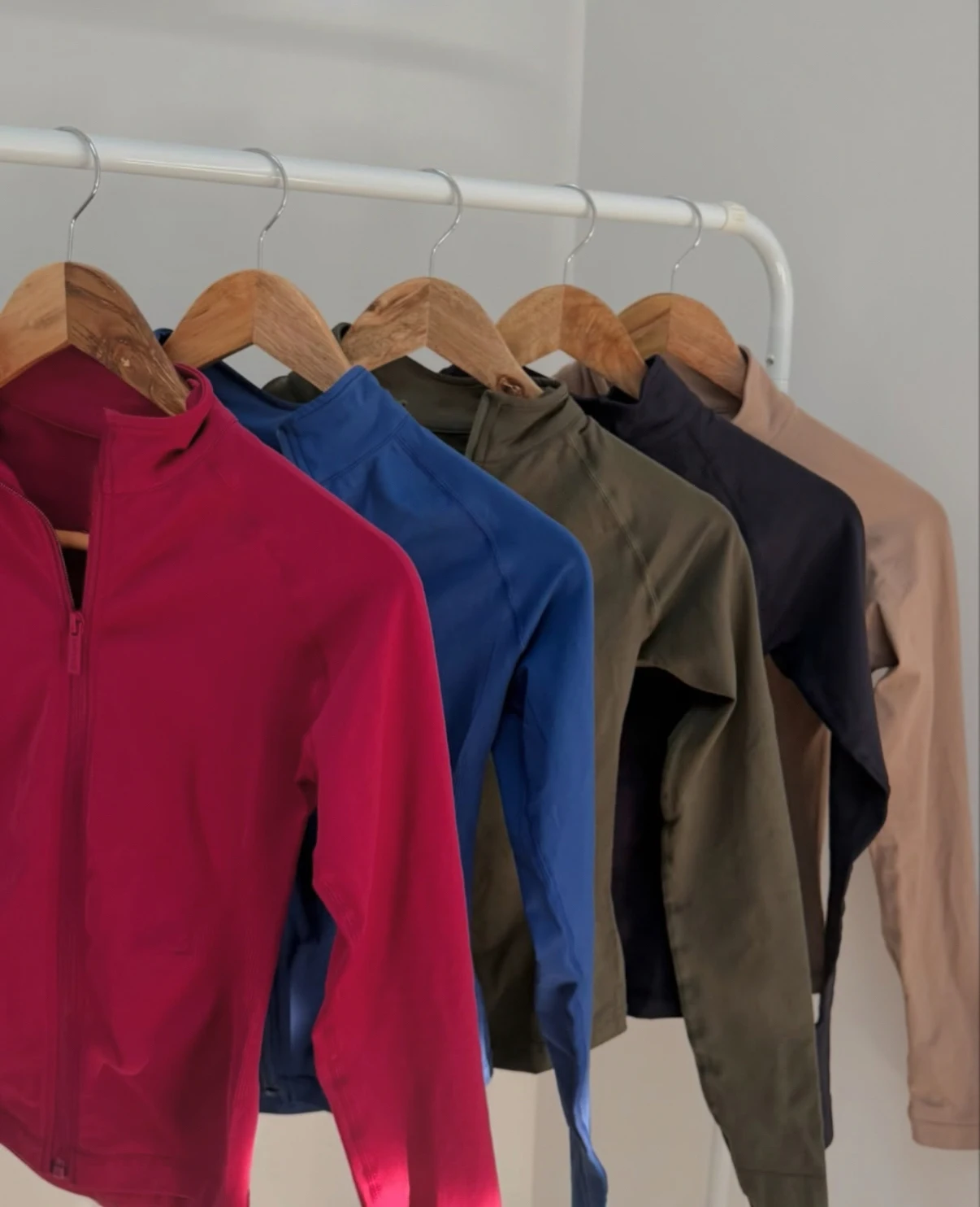 Impact Seamless Yoga Jacket Solid Color Long Sleeve Open Front Cardigan High Stretch Zip Up Workout 