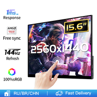 15.6 / 17.3 inch 2K 144hz Portable Monitor FreeSync Touchscreen 1ms Anti-blue Light HDMI-compatible Hidden Stand Gaming Display