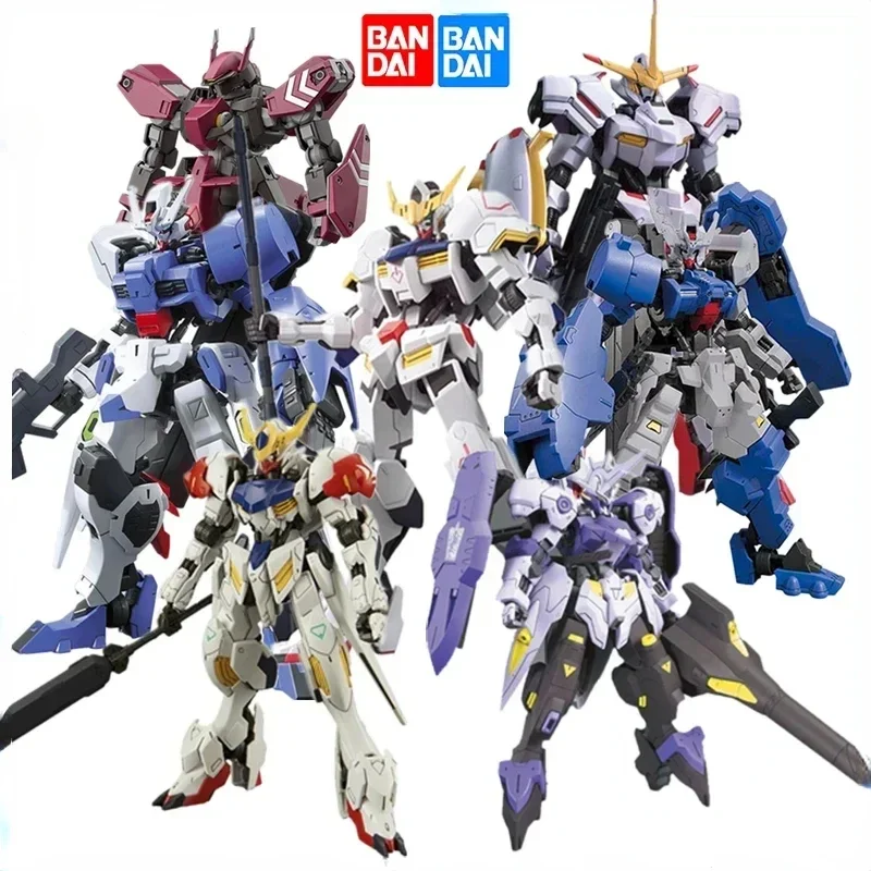 BANDAI Original Gundam HG 1/144 IBO Model Barbatos Iron Blooded Assembly Anime Action Figure Mech Product Toys Gifts Collection