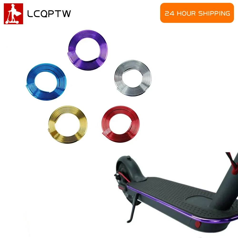 Bumper Protective Decorative Strips Scooter Body Sticker Tape For Xiaomi M365 Pro Electric Scooter Car Anti-collision Part