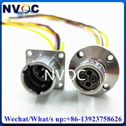 2Pcs 3K.93C FXW+EDW Fixed Plug Socket 20cm 30c LC/ST/FC/SC HDTV Broadcasting HDTV Camera Assemblies Hybrid Electrical Connector