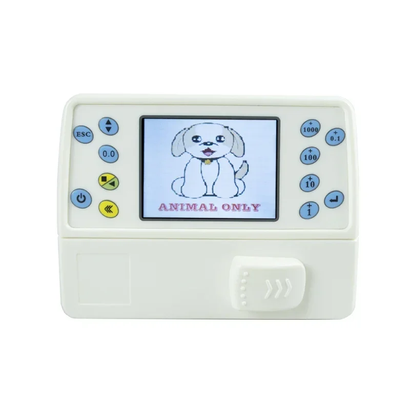 Electric Medical Veterinary Sy-rin-ge Pump Portable In-fusi-on Pump Vet Fluid IV pumps for Dogs Cats