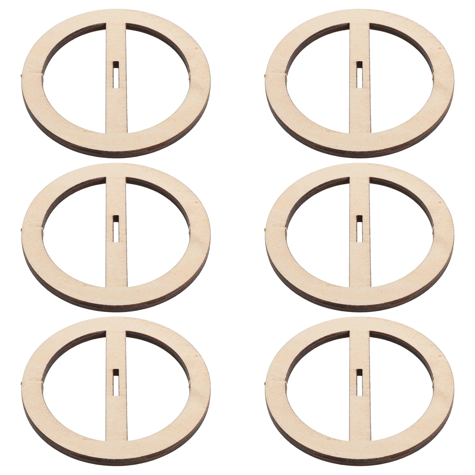 

6Pcs Wooden Wick Holders Making Kit Accessories Universal Stabilizer Bar for Mason Jars Containers Wick Stabilizers