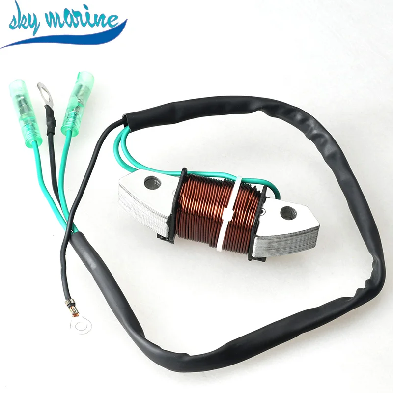 

lighting coil 66T-85533-00 for Yamaha boat engine 40HP E40X 2 stroke boat engine 66T-85533 boat motor parts