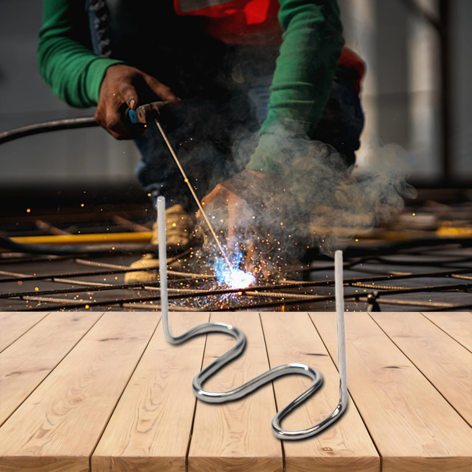 

Soldering Tools Hot Stapler Staples Welding Nail S Type 1 Pack Kit Pre-cut Repair Kit Stainless Steel 0.6/0.8mm 100pcs