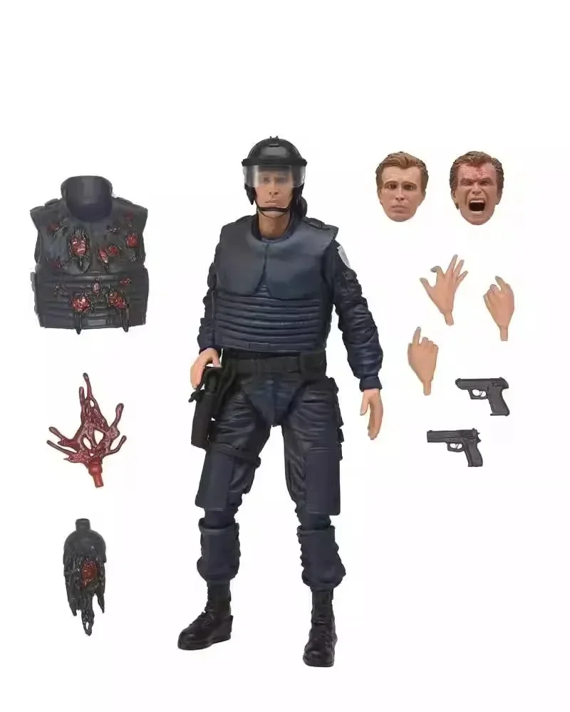 NECA Robocop Police Officer Murphy Ocp Uniform Version Movable Doll Robocop Alex J. Anime Action Figure Model Collection Toys