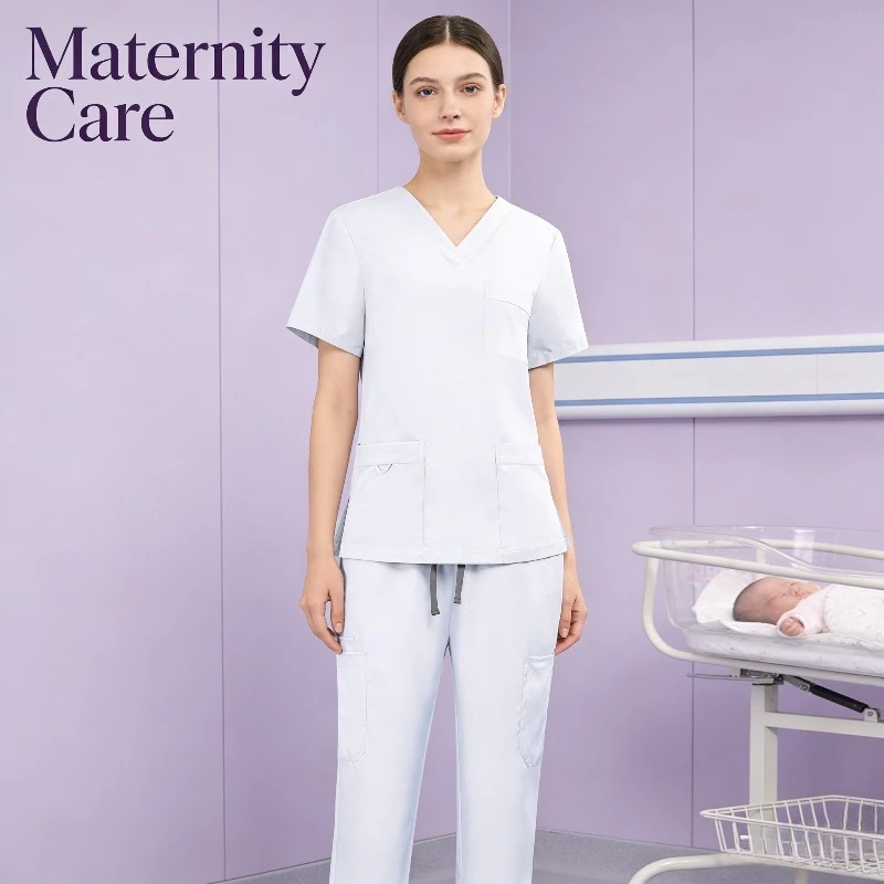 

Beauty Workwear Multi-color Enlarged Hand Washing Suit Set SPA Pet Hospital Outfit Unisex Outfit