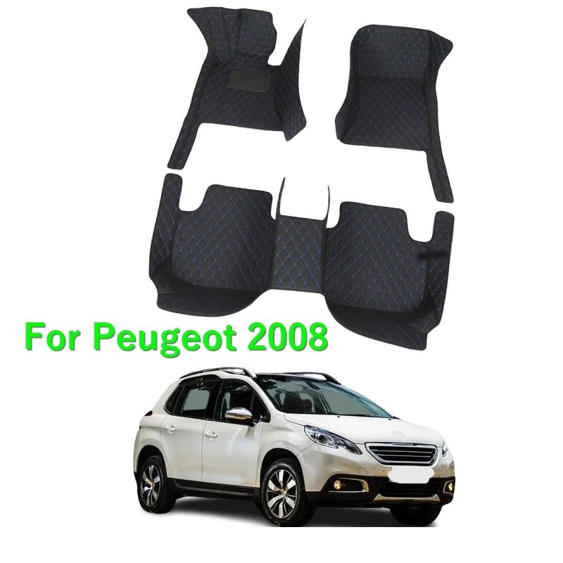 

Автомобильные коврики для Peugeot 2008 2021 2020, коврики для салона автомобиля, аксессуары для стайлинга, пользовательские коврики для ног, чехлы для автомобилей