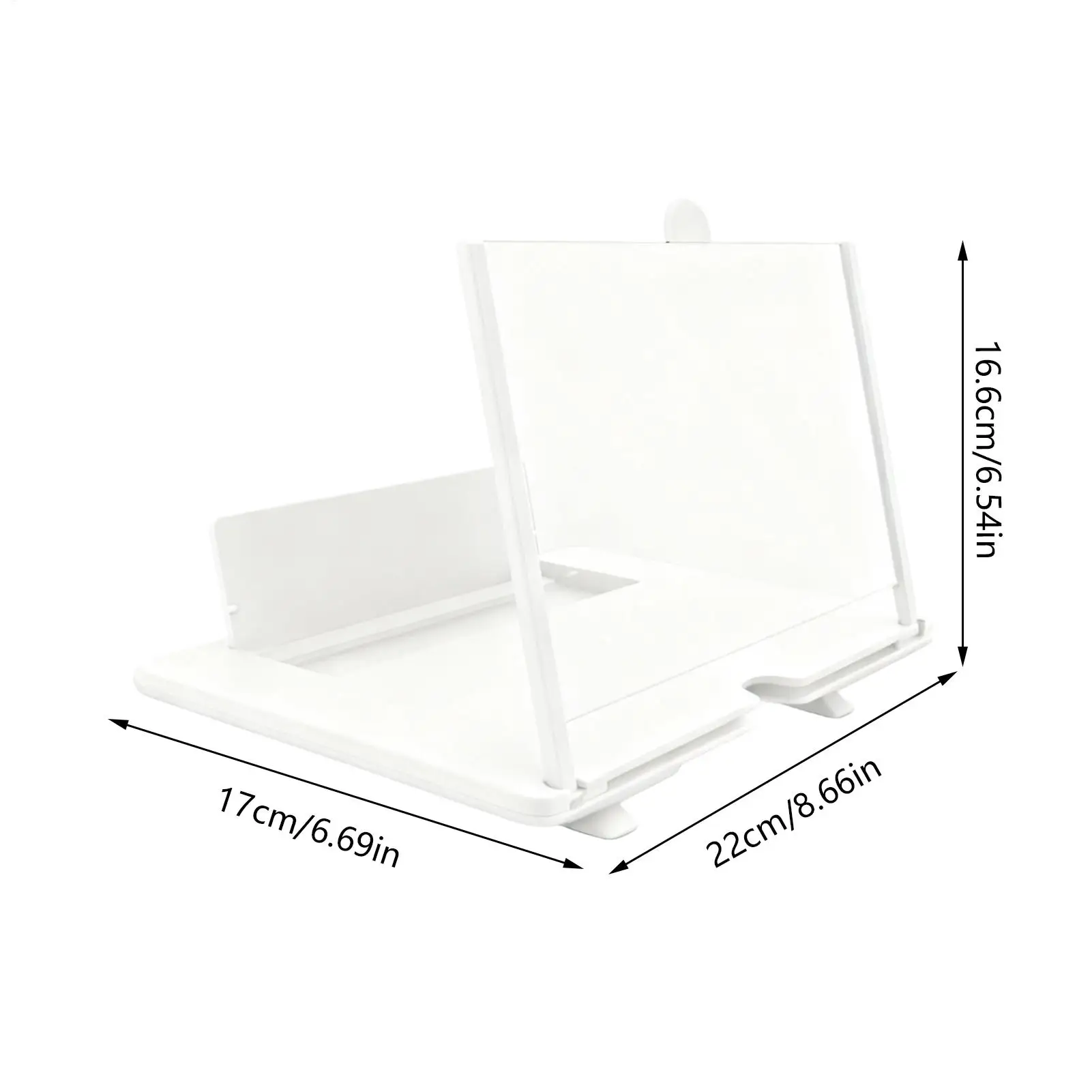 3D HD Phone Screen Amplifier Folding Mobile Phones Magnifying Glass Stand Video Amplifier Bracket Enlarge Eye Protector - view 6