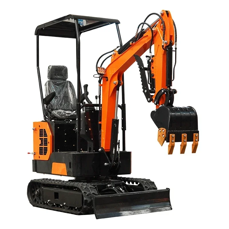 EPA/CE Certified Small Tracked Excavator 0.8 Tons, 1.5 Tons, 2 Tons, Excavator Cab, Small Loader Hot Selling