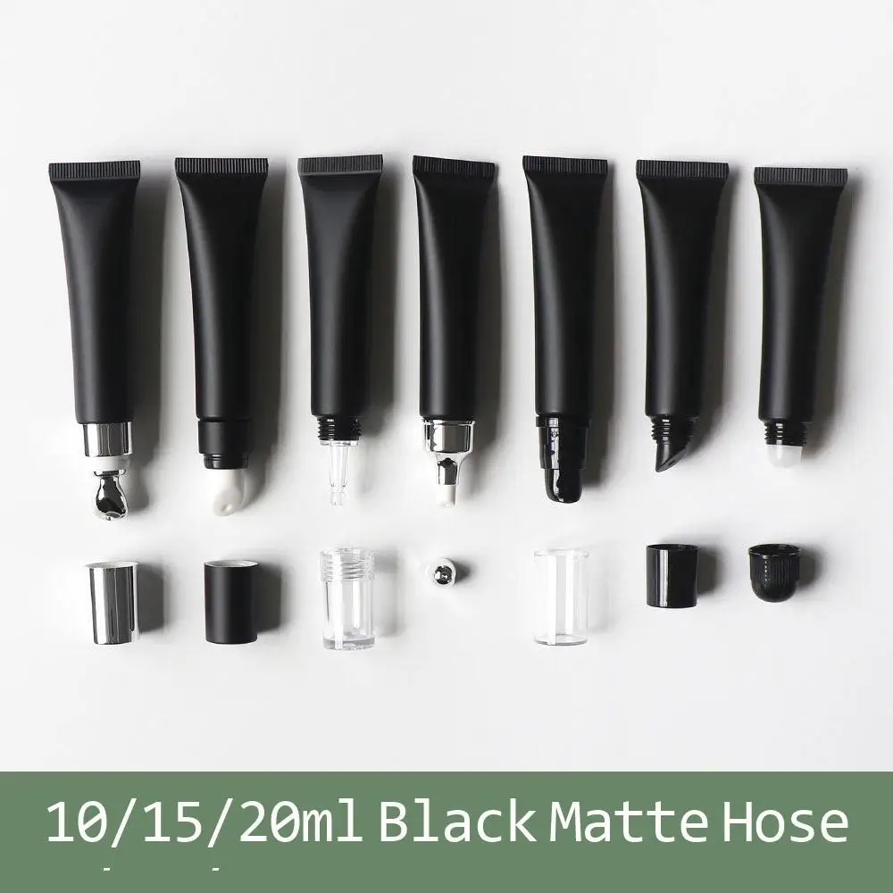 50pcs-10ml-15ml-20ml-black-cosmetic-soft-tube-with-zinc-alloy-ceramic-pump-head-empty-bottle-for-eye-cream-dispensing