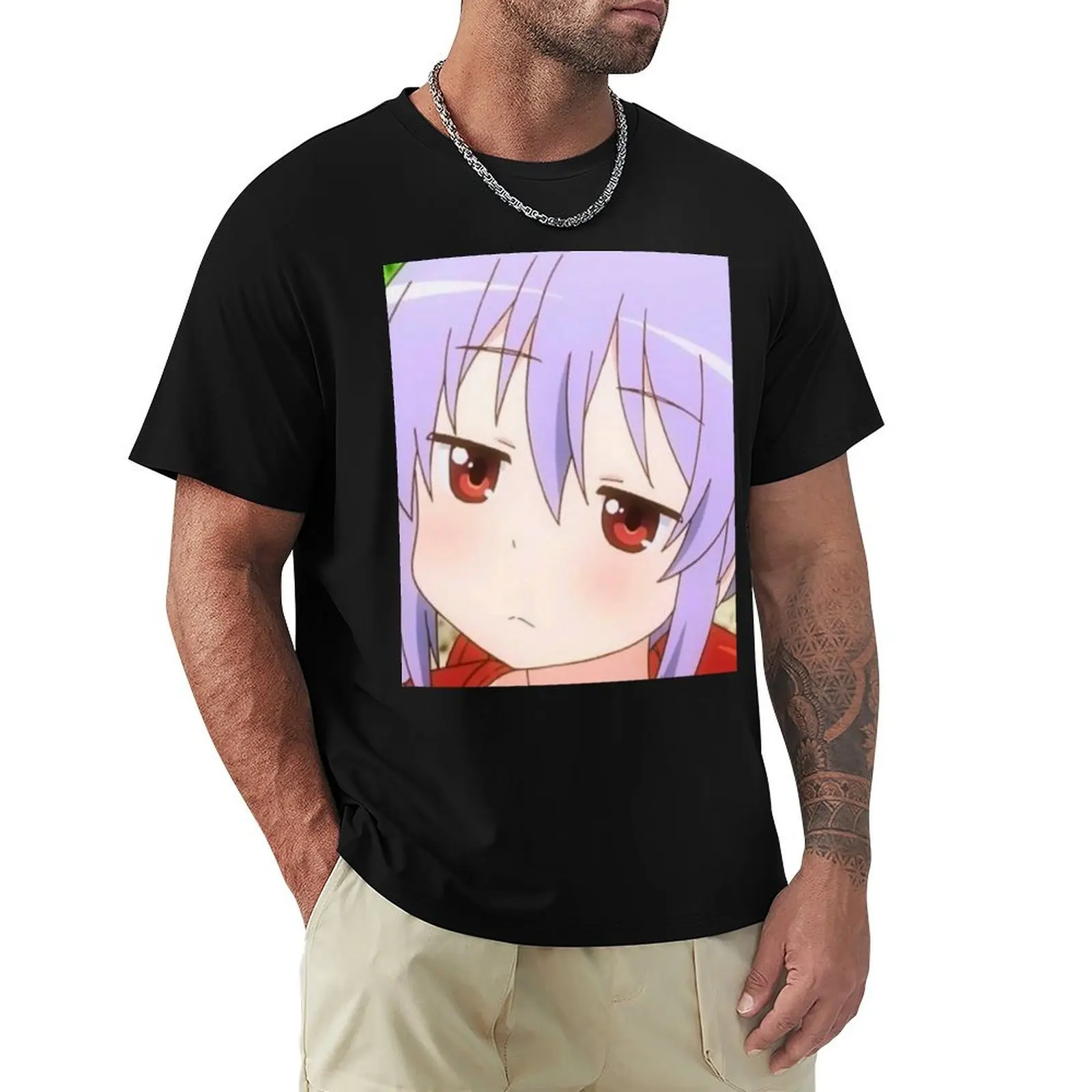 Renge Ren-chon Miyauchi Nyanpasu T-Shirt Work Duty Casual T-Shirt