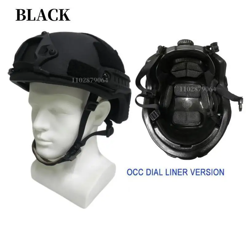 Ballistic ACH Tactical Helmet Aramid fiber High Quality Ballistic Helmet NIJ IIIA FAST Wendy\'s Suspension Pad Ballistic Helmet