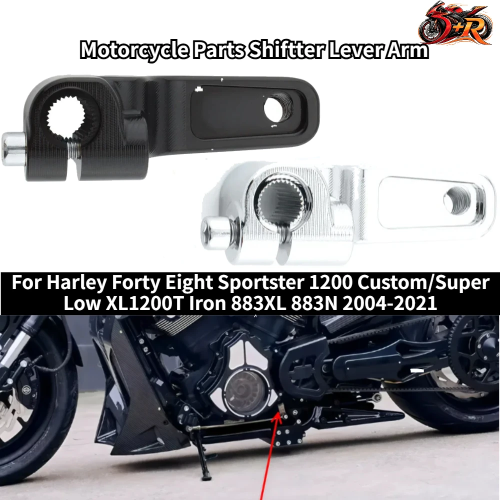 

NEW Motorcycle Parts Shiftter Lever Arm For Harley Forty Eight Sportster 1200 Custom/Super Low XL1200T Iron 883XL 883N 2004-2021