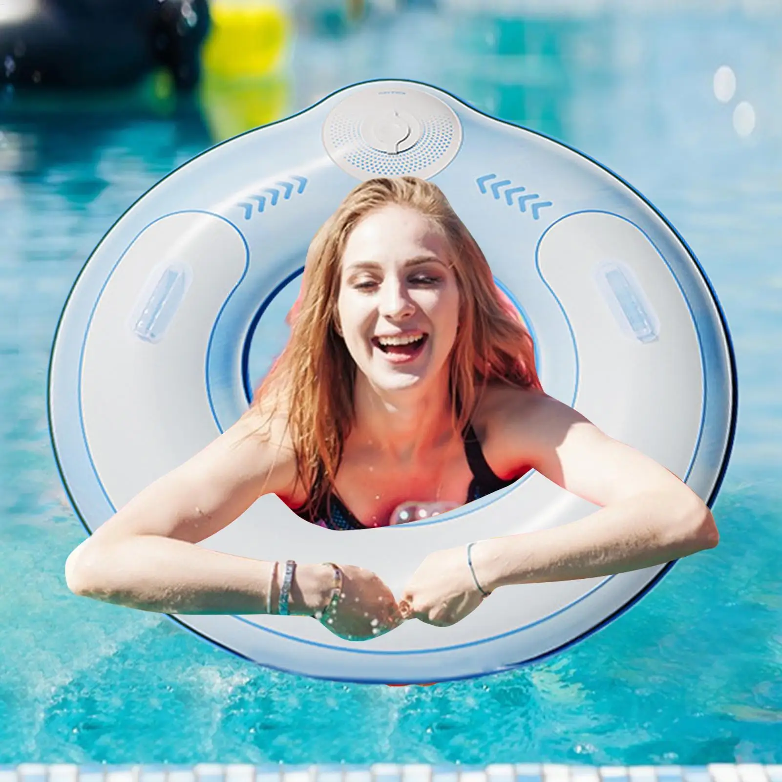 สระว่ายน้ําลอยสระว่ายน้ําหลอดสระว่ายน้ําของเล่น Inflatable Water อุปกรณ์การฝึกอบรมสําหรับฤดูร้อนเล่นวันหยุดกลางแจ้ง