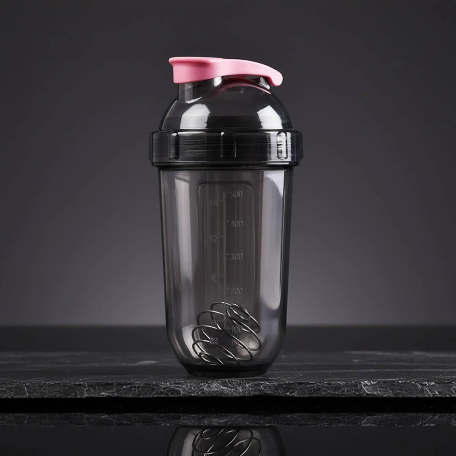 Durable Protein Mixing Bottle with Steel Blender Ball for Post Workout Supplements