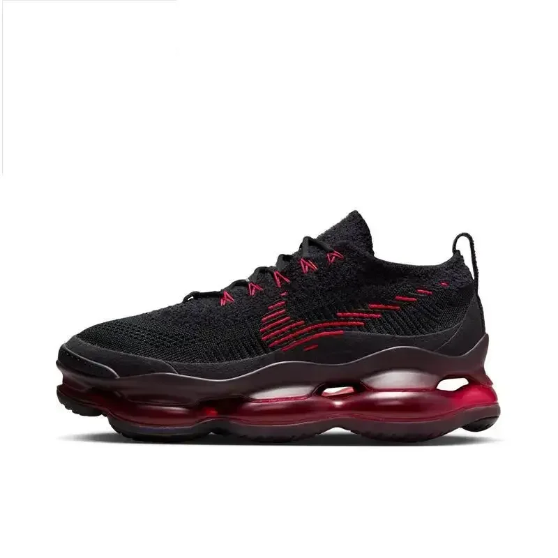 Nike Air Max Scorpion FK Black University Red DJ4701-004 Air Cushion Low-top Casual Running Shoes Unisex