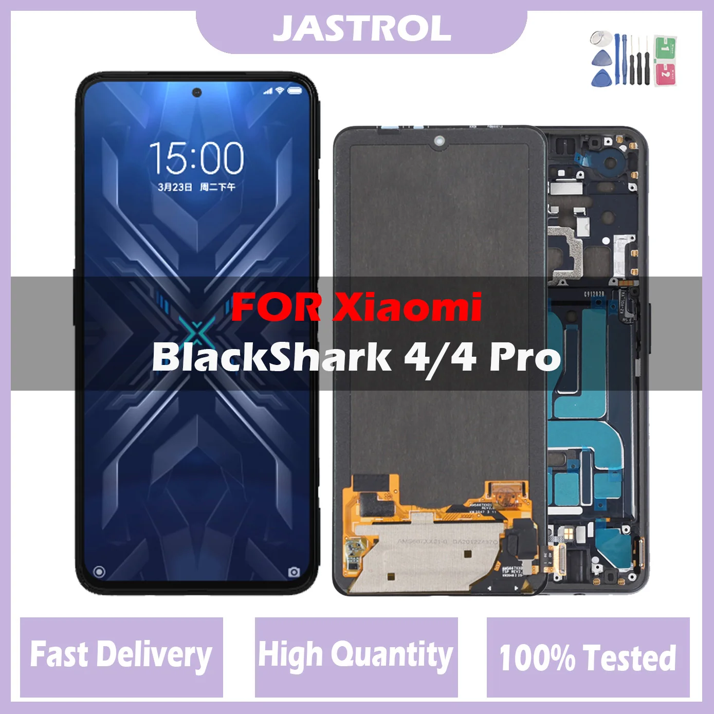 

Original LCD For Xiaomi Black Shark 4 Shark PRS-H0/A0 LCD Display Screen with Touch Screen Digitizer For BlackShark 4 Pro 4Pro