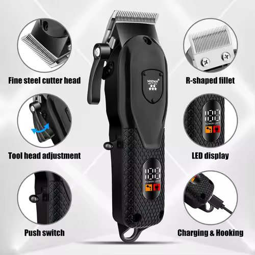 HIENA hair clipper Shaver Professional electric scissors push Barber shop hair trimmers Hair cutting machine trimmer for men - Image 2