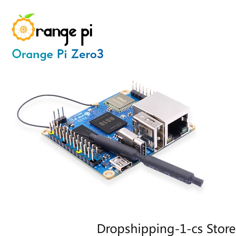 Orange Pi Zero 3 1GB 2GB 4GB RAM DDR4 Allwinner H618 WiFi Bluetooth Mini PC Zero3 Development Board SBC Single Board Computer