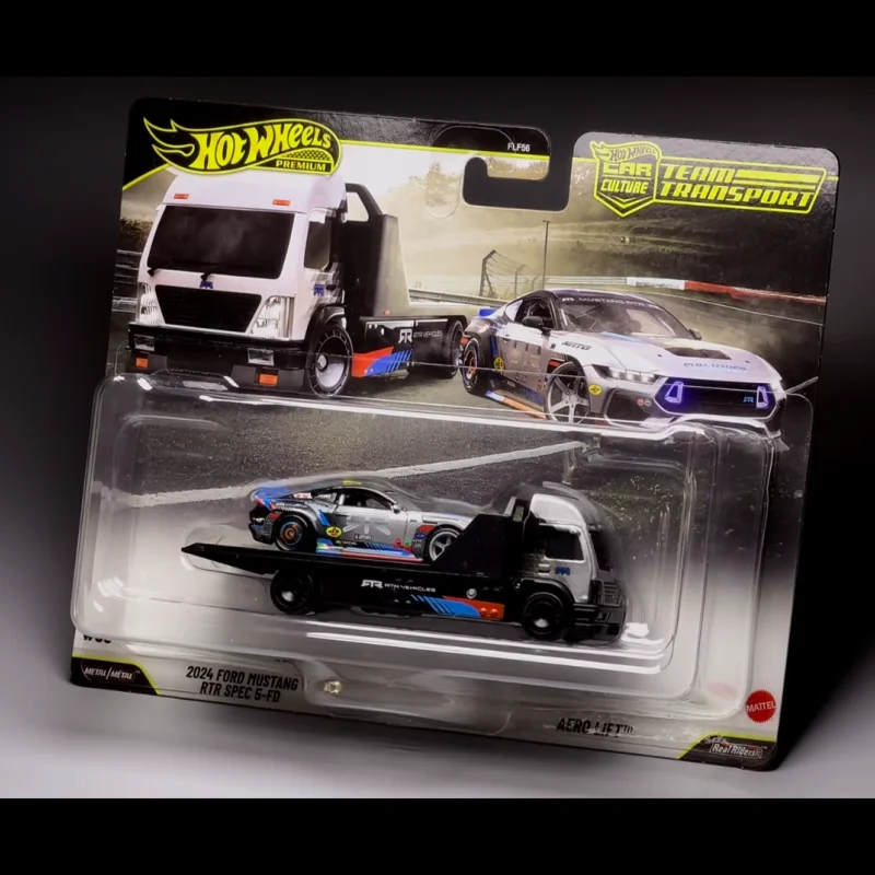 Ensemble de voitures miniatures en métal moulé sous pression Hot Wheels Premium - Ford Mustang RTR Mercedes Benz 300SLR Chevrolet Modèles de collection pour Car Culture E