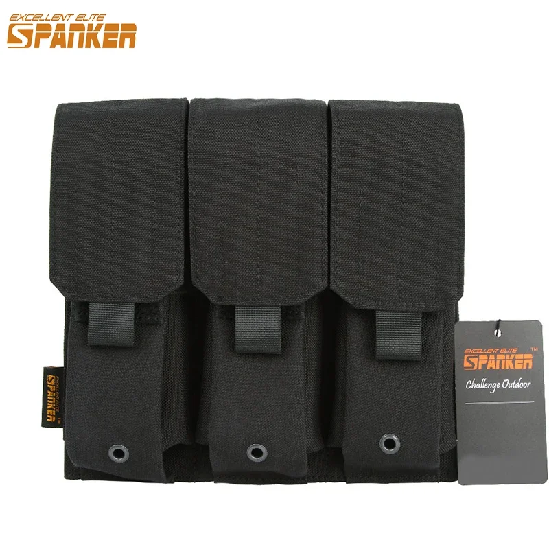 Tactical Molle Triple M4 Magazine Pouch Mag Pouch For M4 M14 M16 AK AR Cartridge Holder Rifle Mag Bag Hunting Accessories Pack