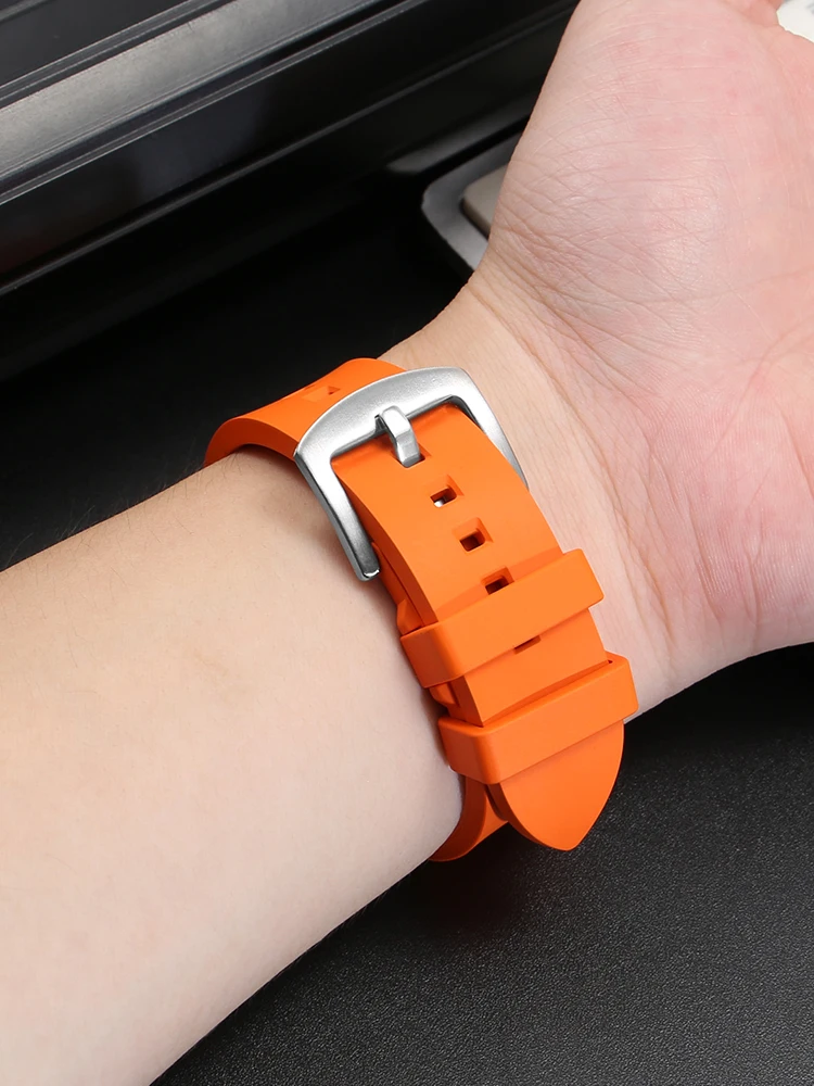 مناسبة لحزام ساعة Casio G-SHOCK المطاطي الفلوري GM110 GM2100 GA110GA900 المعدل #3