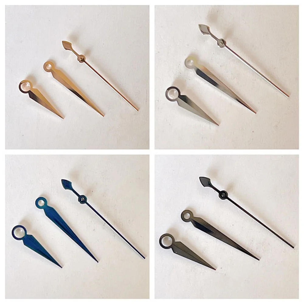 NH35 الأيدي السيف على شكل ساعة الأيدي لا مؤشرات مضيئة ل NH35/NH36/4R/7S حركة ساعة الإبر تعديل ساعة الملحقات