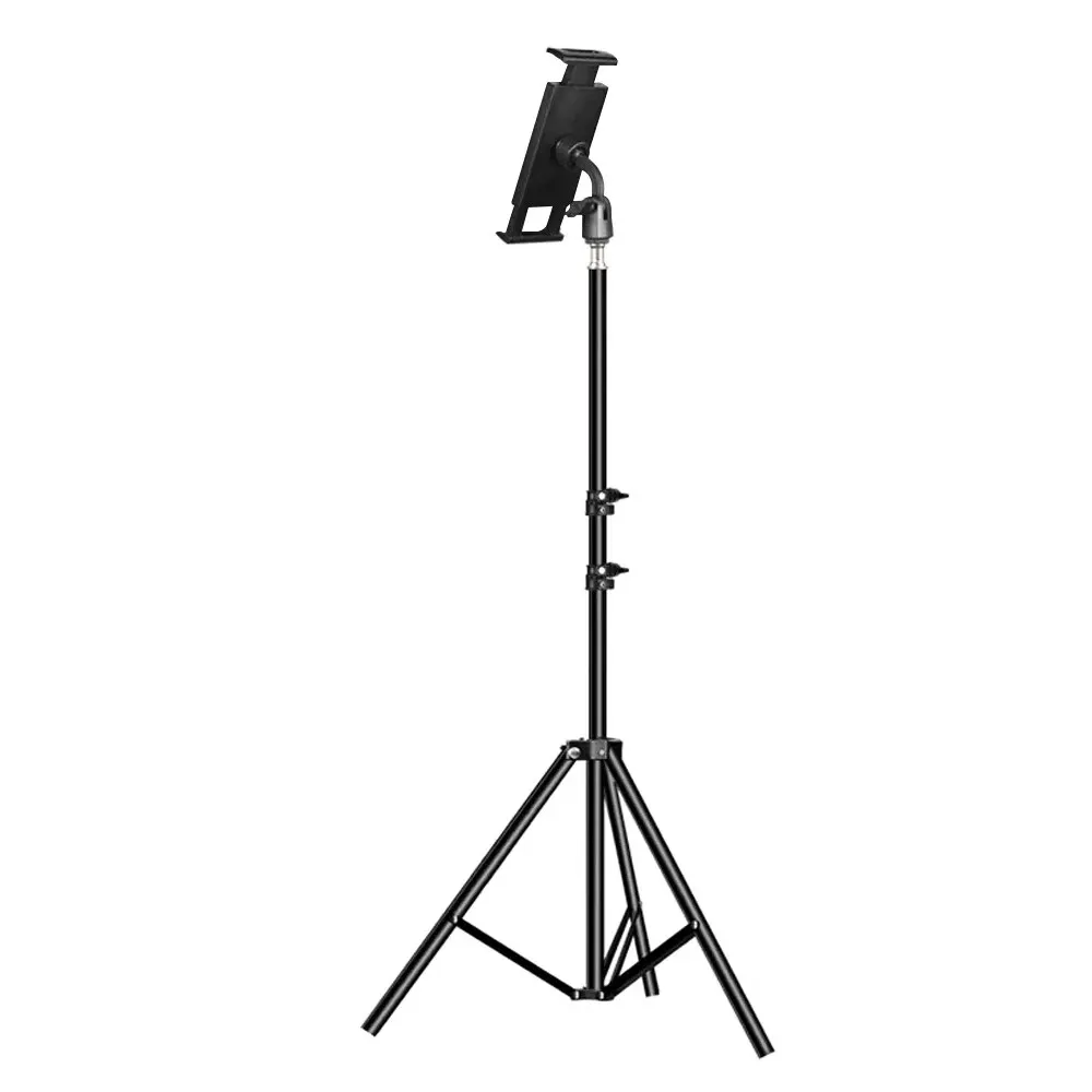Xnyocn Statief Vloer Tablet Stand Verstelbare Houder Mount Ondersteuning voor iPad Air Pro 12.9 Mini Xiaomi 4-13 inch Luie Houder Beugel - afbeelding 1