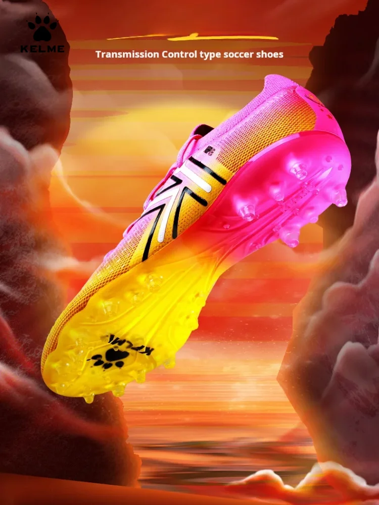 أحذية كرة القدم Kelme للرجال Mg للشباب والكبار، أحذية كرة القدم للتدريب الخاص في الأماكن المغلقة ومضادة للانزلاق، أحذية كرة القدم القصيرة للأظافر