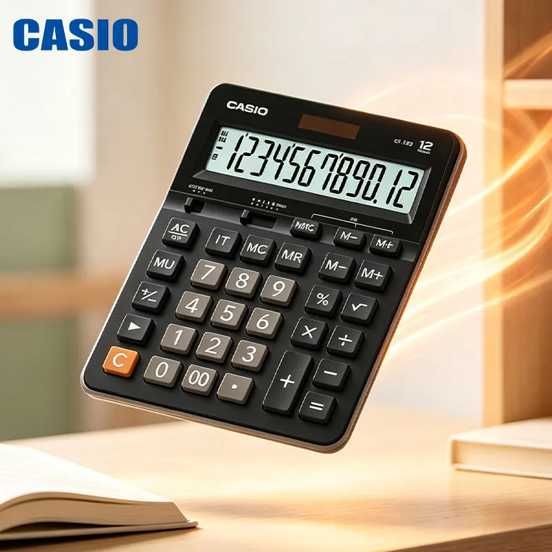 Casio GX-12B/DX-12B/DX-120B/DH-12/MH-12 Silent Business Calculator - Financial Accounting Library Office Business Calculation