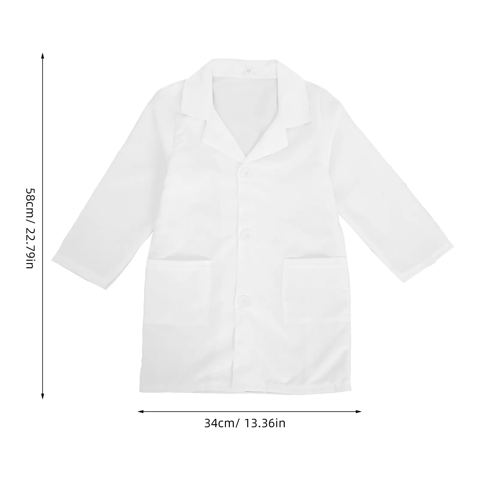 Peuter Laboratoriumjas Kinderen Lange Mouw Witte Doktersjas Voor Jongens Meisjes cosplay kostuum Kinderen Wetenschapsexperimenten Laboratoriumjas Fancy Dress