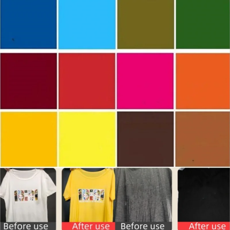 

10g Fabric Dye Clothing Dye Textile Dye Clothes Refurbished Cotton-linen Nylon Denim Acrylic Paint Tie-dye Handicraft Dyeing