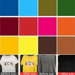 10g Fabric Dye Clothing Dye Textile Dye Clothes Refurbished Cotton-linen Nylon Denim Acrylic Paint Tie-dye Handicraft Dyeing