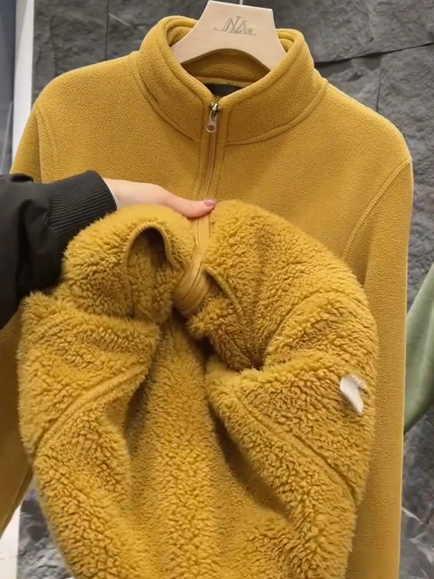 Kurtka zimowa damska khaki z podszewką, ocieplana, na zewnątrz, z bawełnianą wkładką, włókno poliestrowe, zamek błyskawiczny, ort Sle