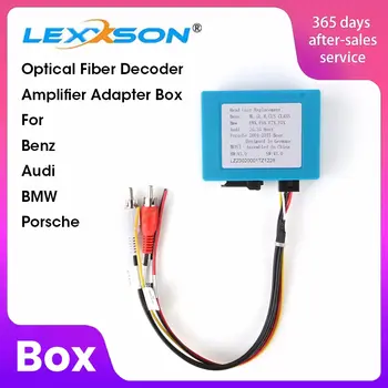 Adaptér a kabel zesilovače dekodéru optických vláken pro Benz ML GL CLS Audi MMI BMW Porsche Cayenne 10 nejlepší prodej sada liyset - №2