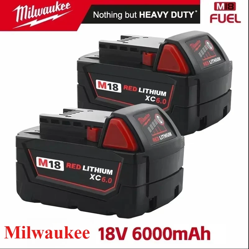 

100% NEW original Milwaukee M18 18V 6000mAh 18650 Lithium Replacement Battery 48-11-1860 48-11-1850 48-11-1840 Tool Battery