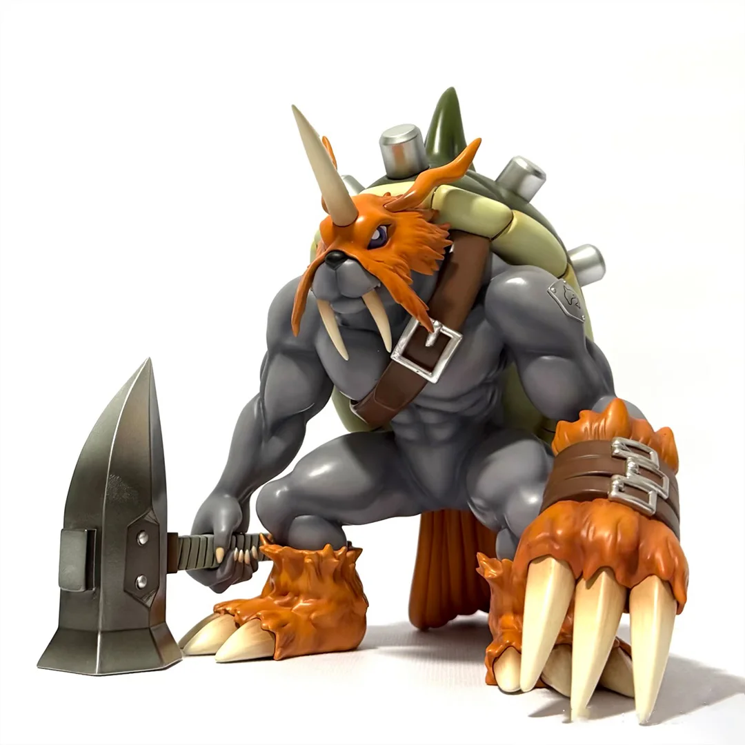 

Аниме Digimon Adventure Фигурка Zudomon Фигурки 20 см Статуя из ПВХ Настольный орнамент Коллекционная модель игрушки Подарки