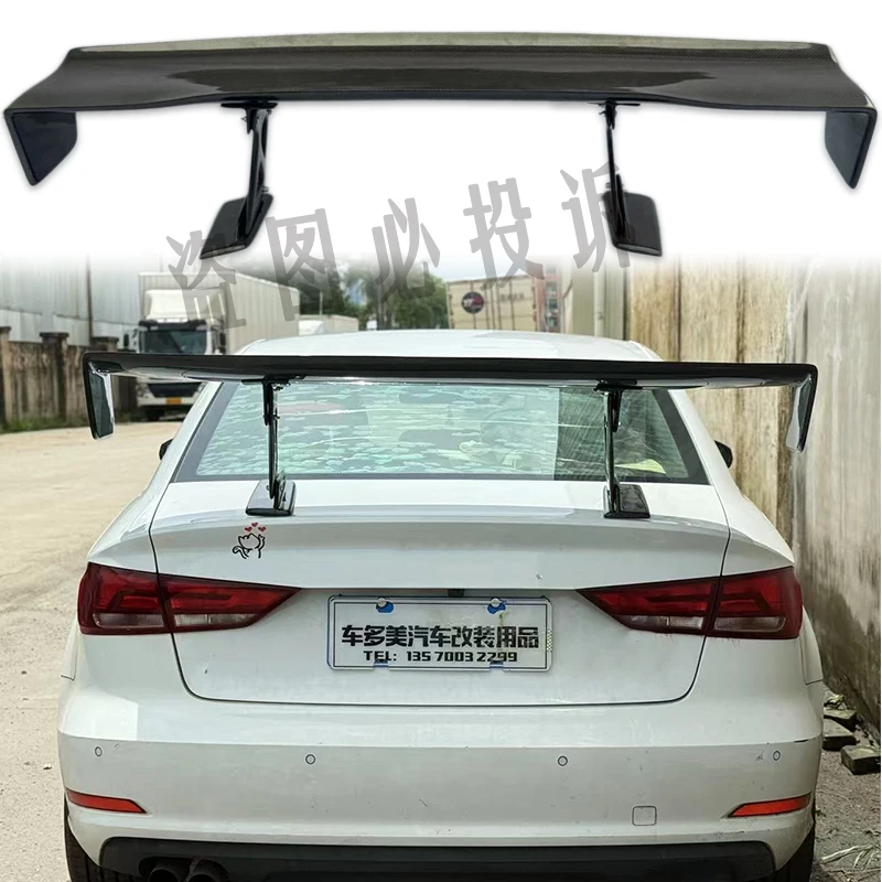 

For Audi A3 S3 8v sedan 2014-2020 High quality carbon fiber trunk rear wing spoiler body kit Automotive exterior accessories
