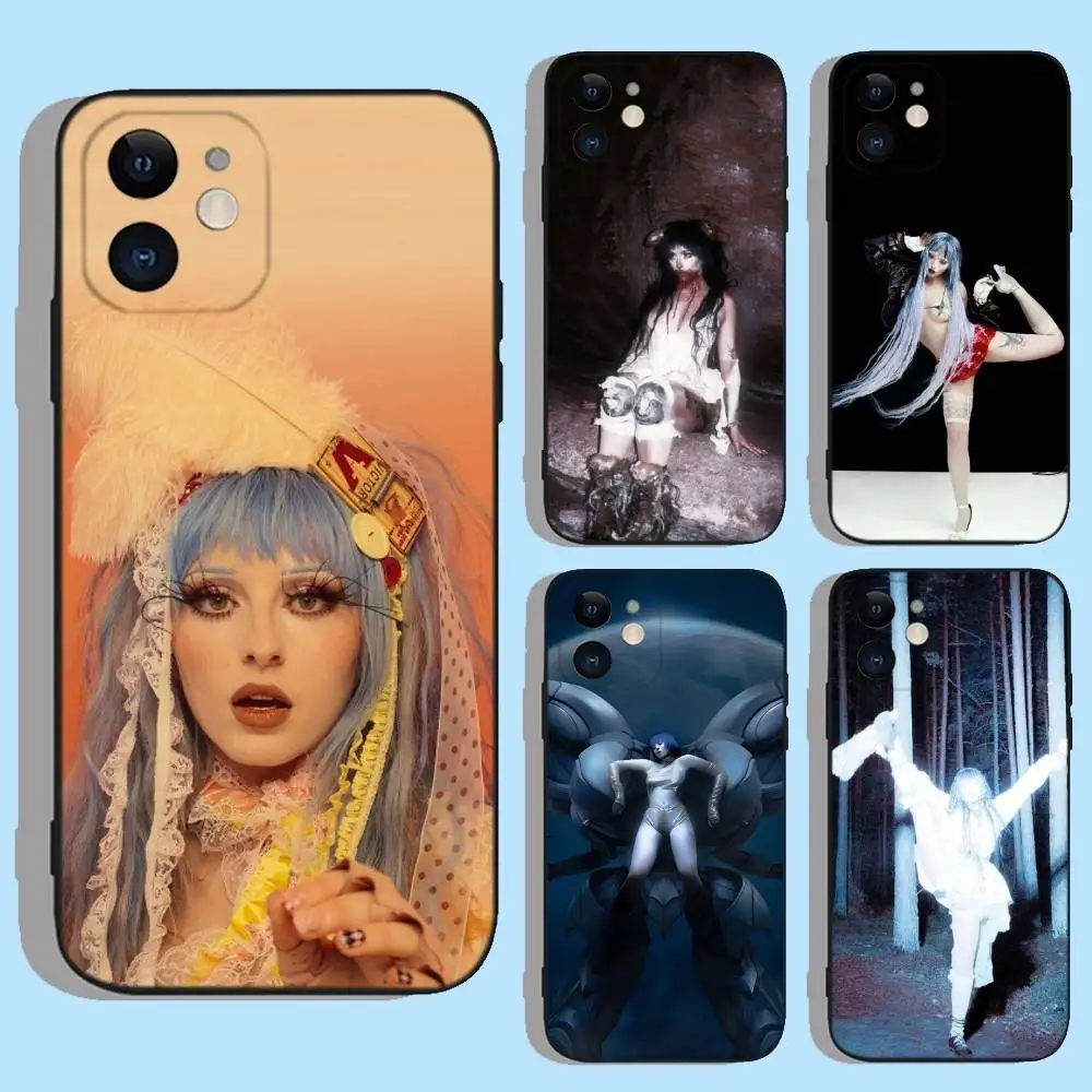 

Ashnikko Smoochies Phone Case For iPhone 17,16,15,14,13,12,11,XS,XR,X,8,7,Pro,Max,Plus,Mini,Air,e Silicone Black Cover