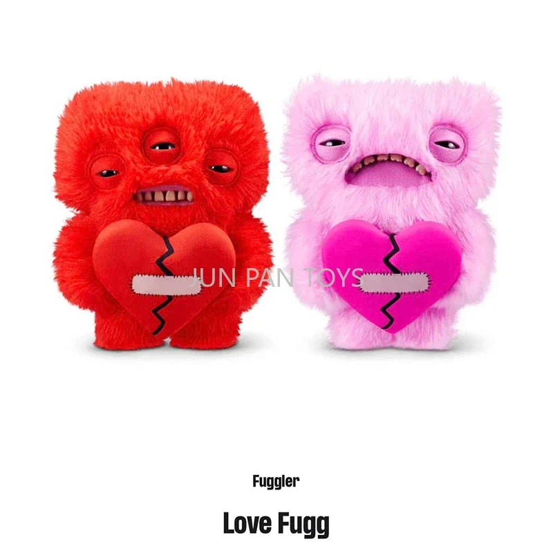FTracer-Figurine d'action en peluche Monster Love pour enfants, Funny en-ly, Rose, Rouge, Coeur, Butter, Jouets à collectionner pour filles, Cadeaux d'anniversaire, Fugg, 1Pc