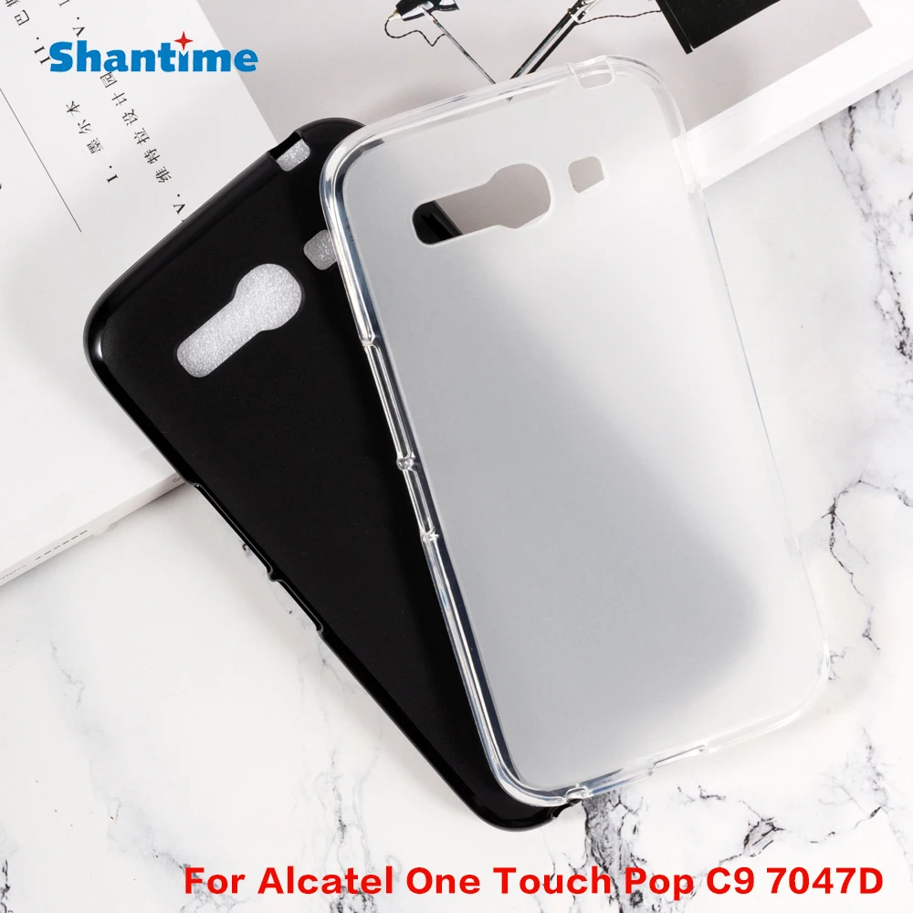 For Alcatel One Touch Pop C9 7047D Gel Pudding Silicone Phone Protective Back Shell For Alcatel One Touch Pop C9 Soft TPU Case