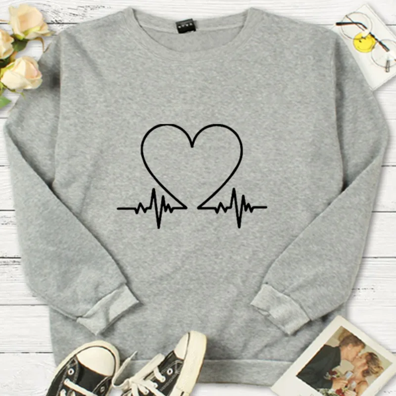 Valentine\'s Day New Lovers Love Fashion Printed Hoodie for Men and Women Aesthetic  Streetwear Women  Sweatshirts